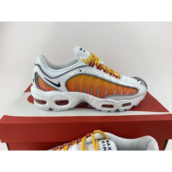 Nike Air Max Tailwind 4 NRG White Orange Women's Sneakers Shoes - Picture 11 of 12